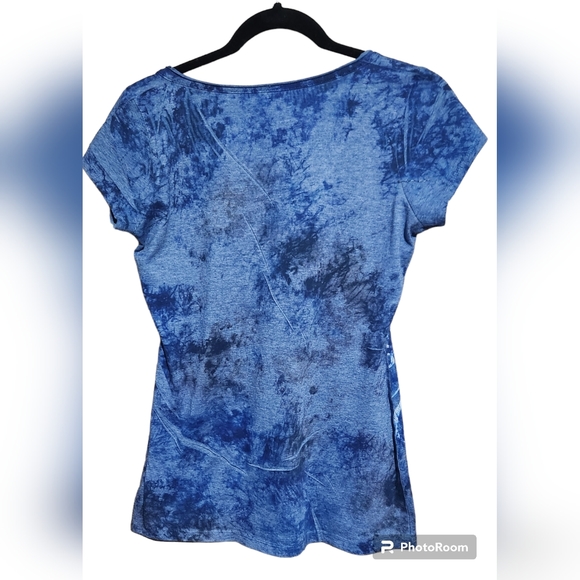 Women's Vintage Butterfly Top, sz L - Picture 3 of 3